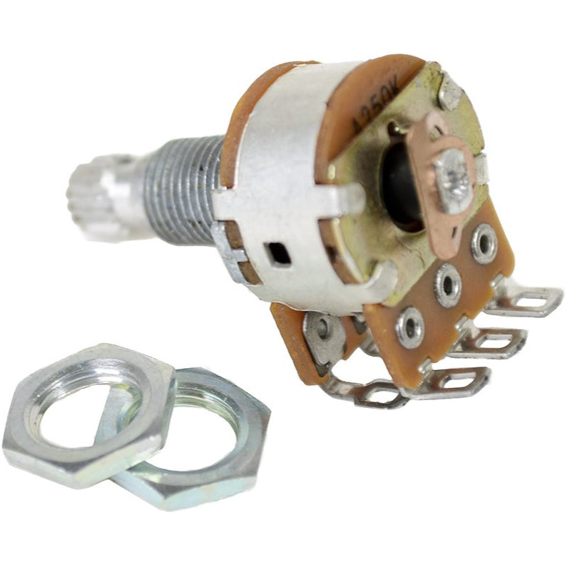 Guitar Replacement Potentiometer 250k Log Pan Pot