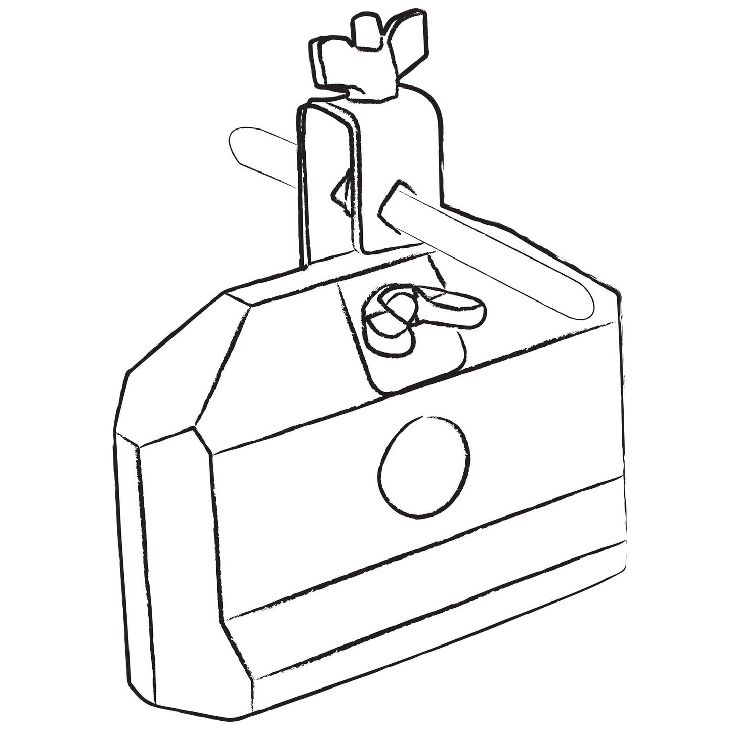 Plastic Percussion Block For Drum Kit - High Pitch