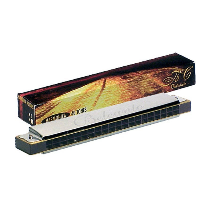 Tremolo Harmonica Key C 40 Reeds Belcanto HRM-40-C