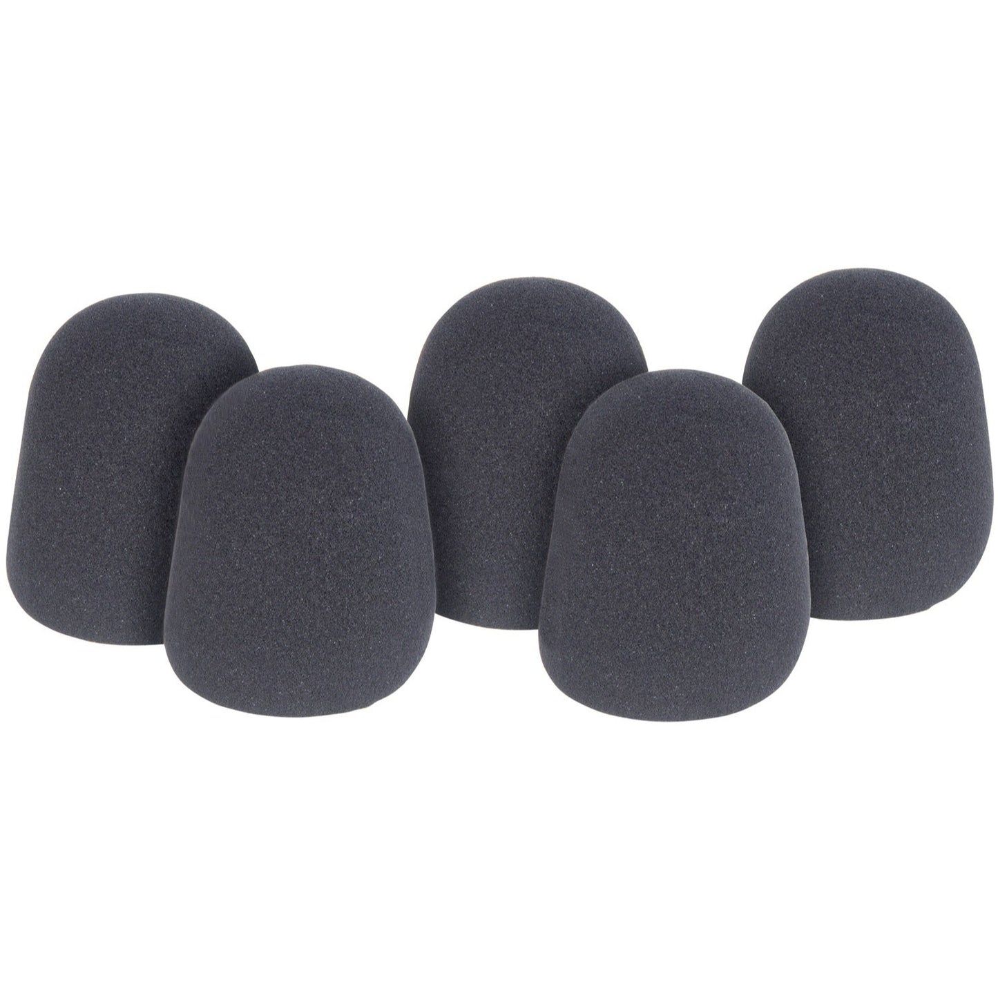 Microphone Windshield Filter Set of 5 - Black