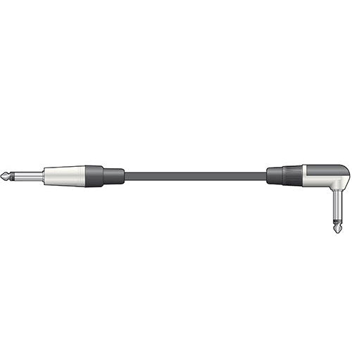 Guitar Lead Right Angled 6.3 mm Jack Plug - 6.3 mm Jack Plug