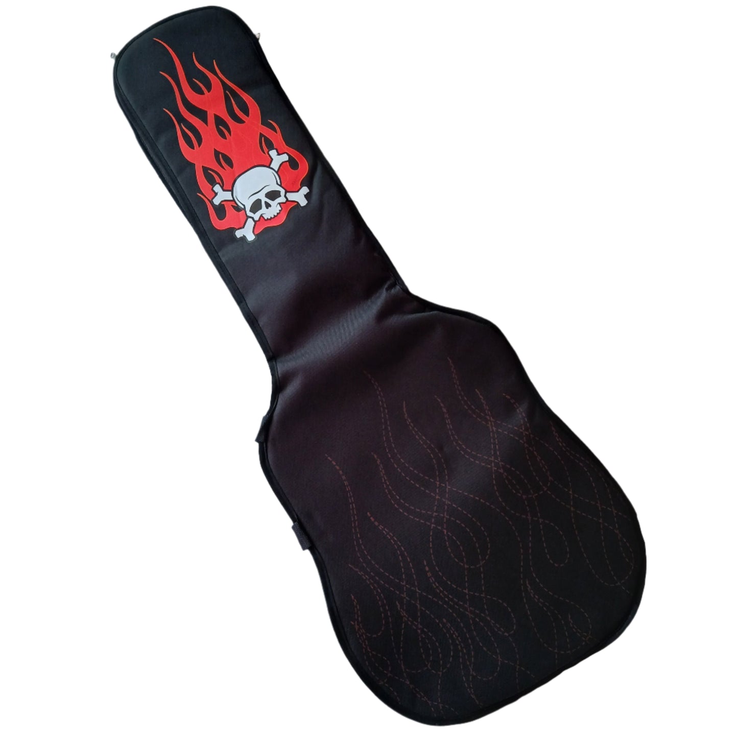 Electric Guitar Gig Bag - Skull & Crossbones "Mini Skull Meteorite" Motif