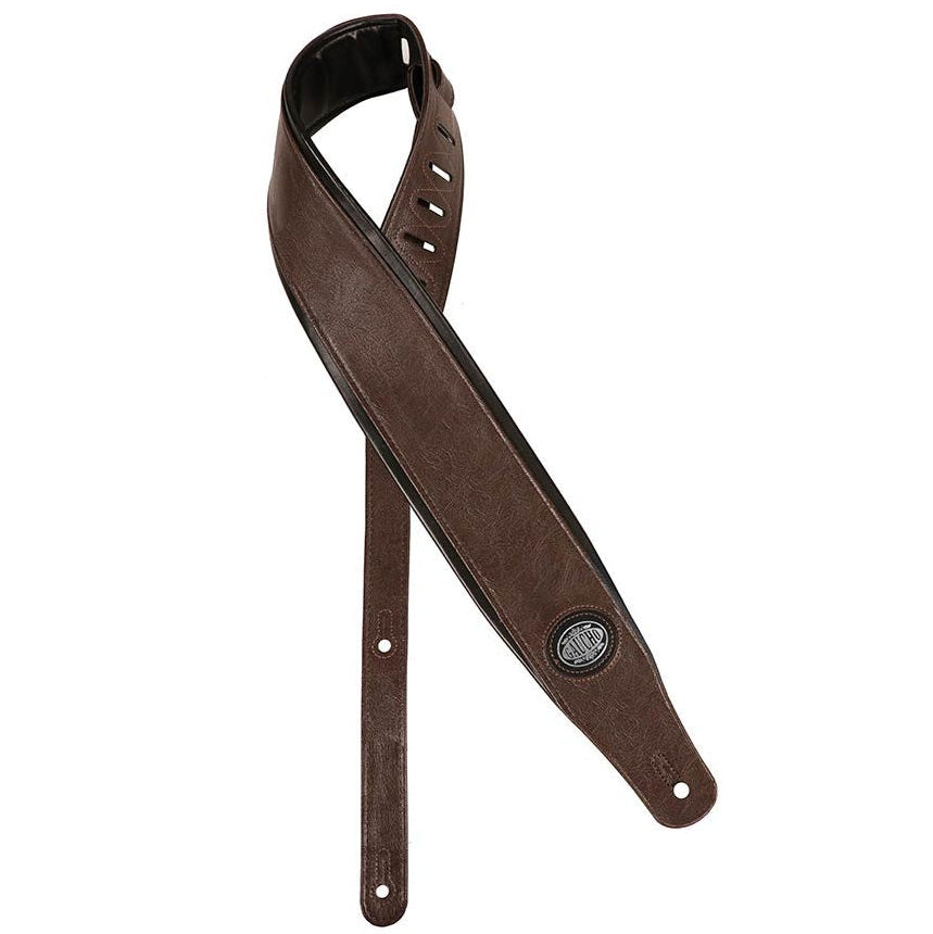 Padded Series Dark Brown Guitar Strap - Gaucho GST-310-DBR