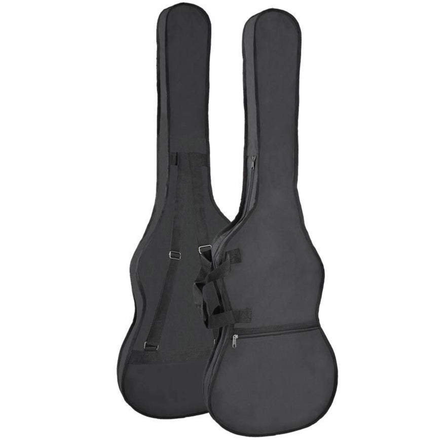 Electric Bass Guitar Gig Bag With Large Pocket - Black
