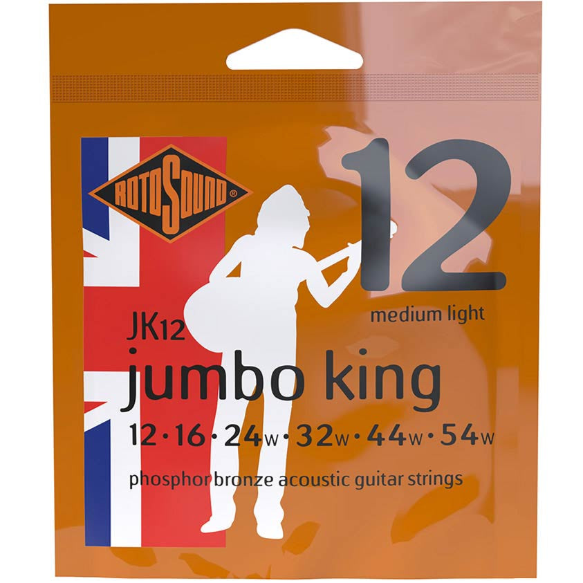 Acoustic Guitar Strings 12-54 Phosphor Bronze - RotoSound JK12