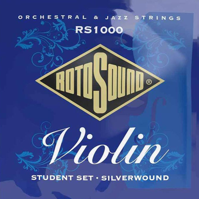 Violin Strings 4/4 Student Silver Wound Set - RotoSound RS1000