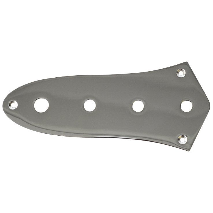 Control Plate for Jazz Bass Guitar - Chrome