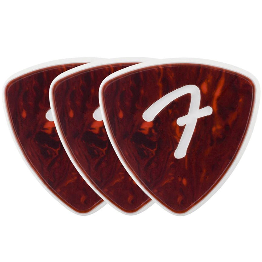 Fender F-Grip Guitar Picks 346 Shape Plectrums 3-Pack