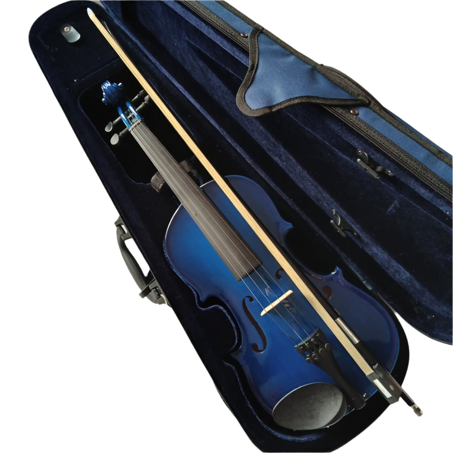 Student Violin Outfit - Blue HALF SIZE 1/2 - Knight