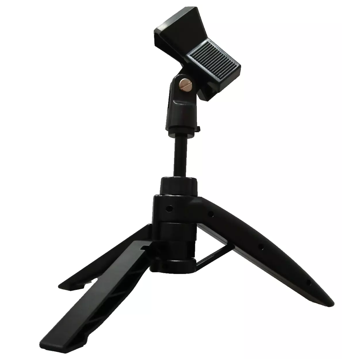 Tabletop Microphone Stand FOLD-UP Collapsible Mic Holder PODCAST