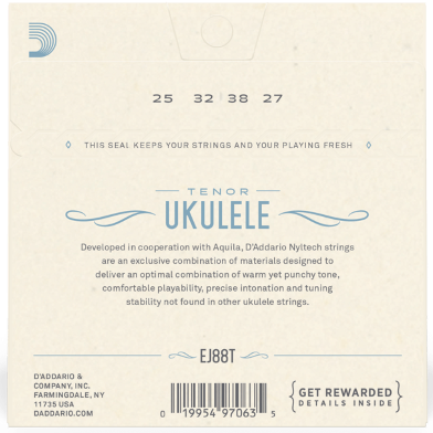D'Addario Nyltech Tenor Ukulele String Set - EJ88T