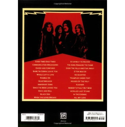 MOTHERSHIP LED ZEPPELIN - GUITAR TAB EDITION - 9781847729132