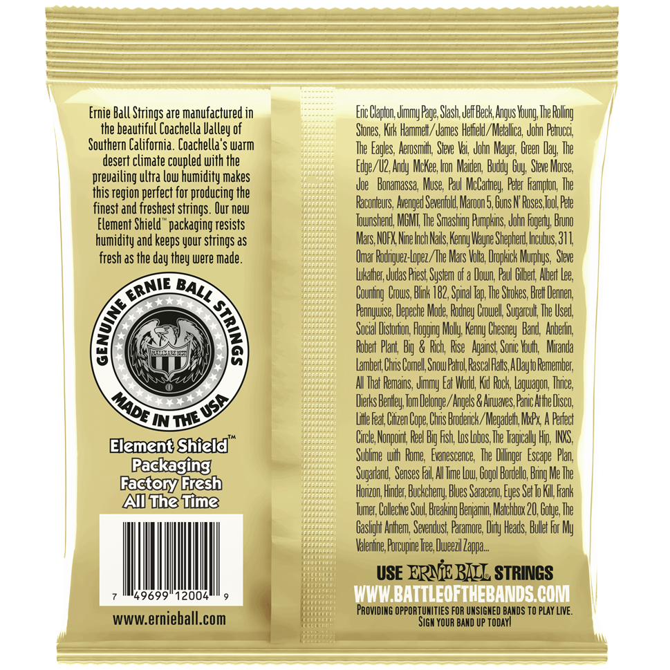 Ernie Ball Earthwood Acoustic Guitar Strings Set 80/20 Bronze 11-52