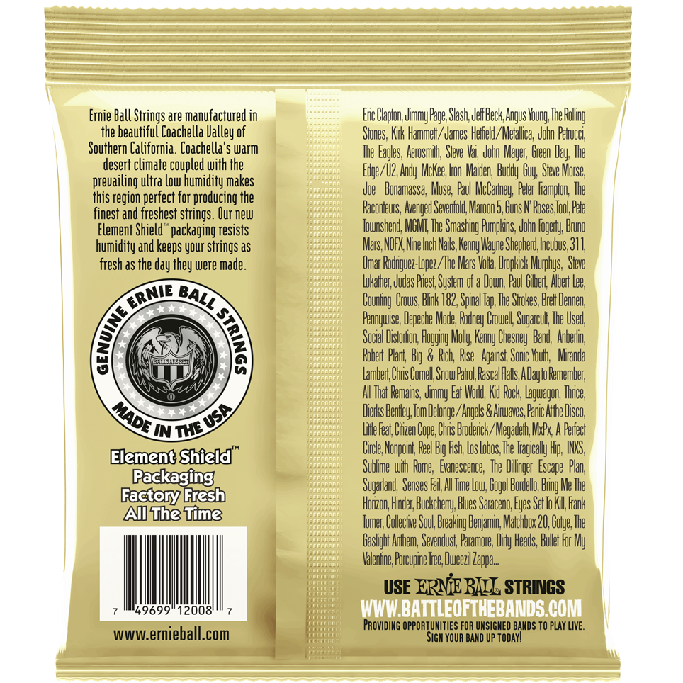 Ernie Ball Earthwood Acoustic Guitar Strings Set 80/20 Bronze 10-52