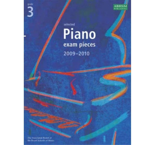 Selected Piano Pieces 2009-2010 Grade 3 ABRSM - 9781860967337