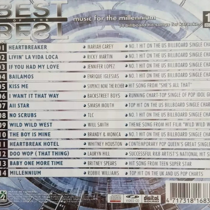 Karaoke CD Best of the Best Vol 11 Backing Tracks