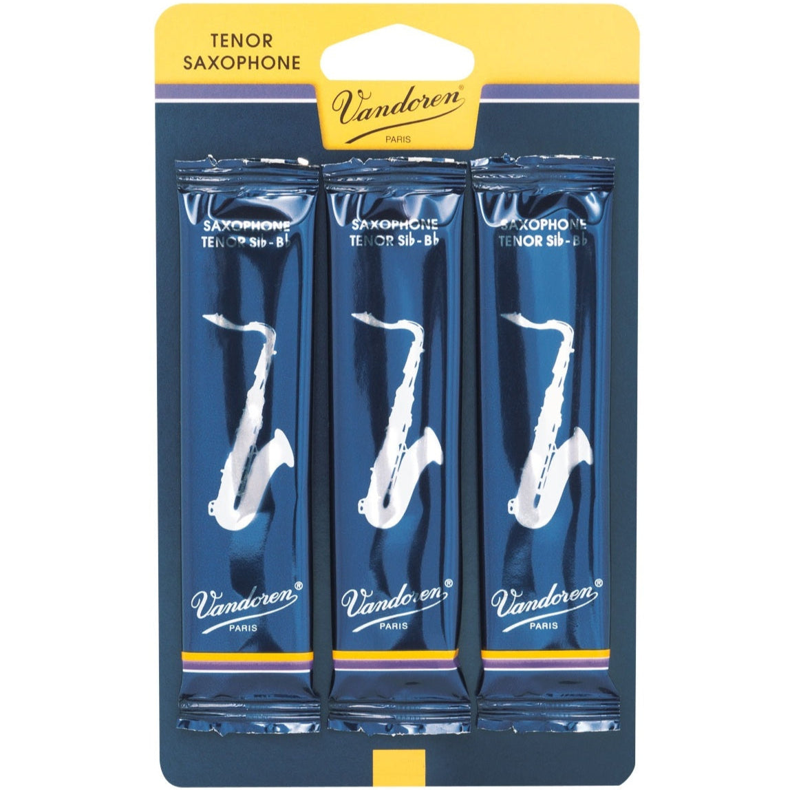 Tenor Sax Reeds Vandoren Bb 1.5 Traditional (3 Pack)