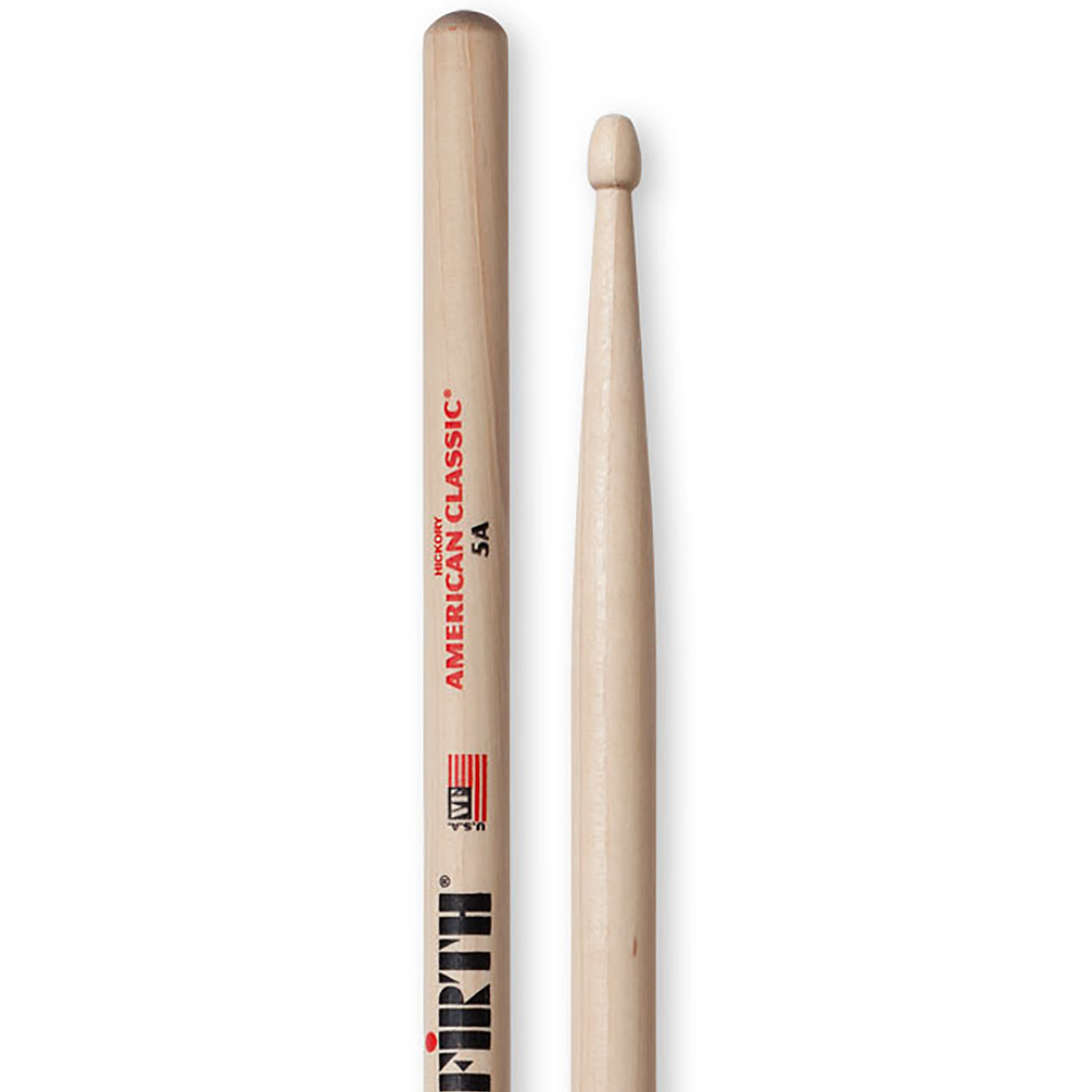 Vic Firth Drumsticks 5A American Classic Hickory Wood Tip