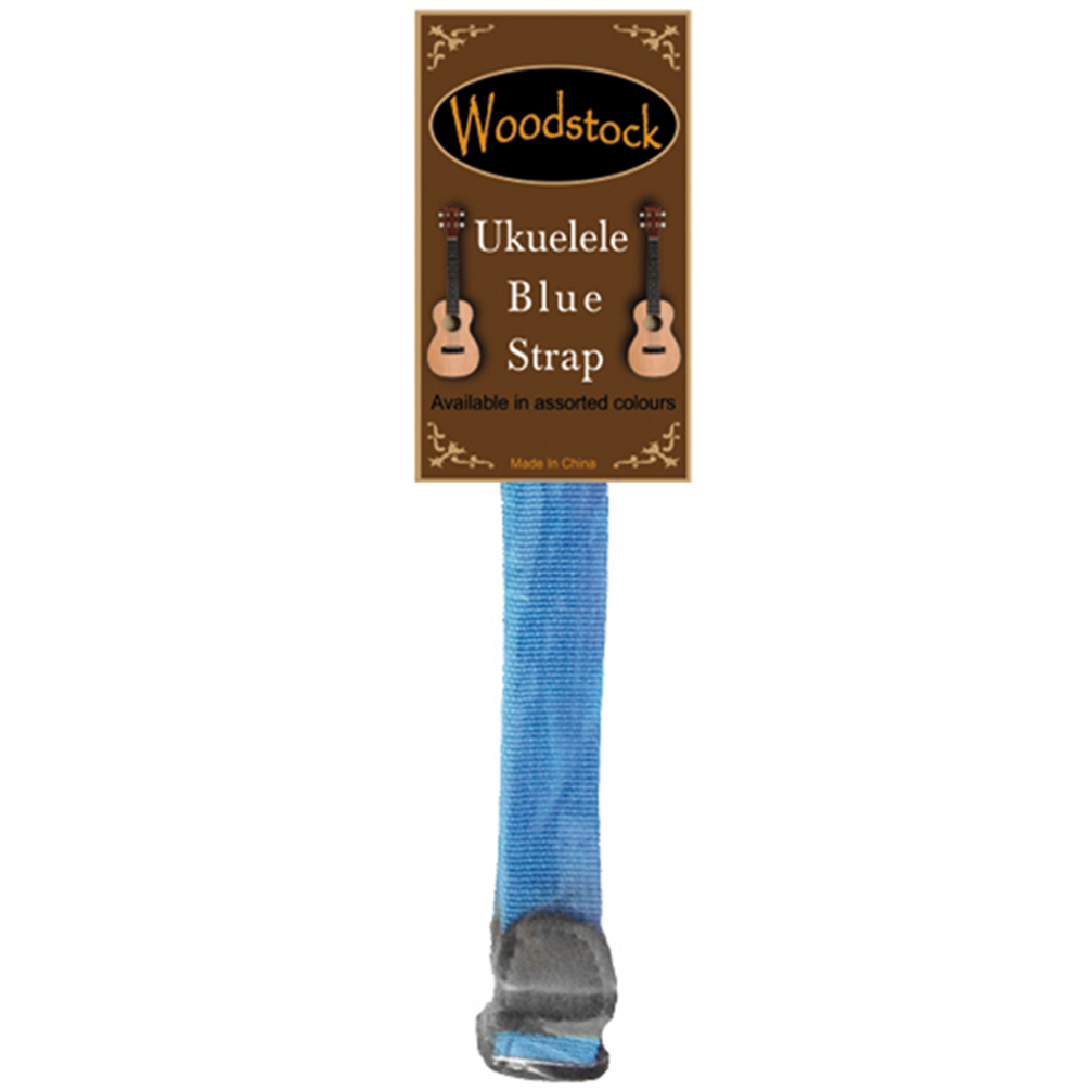 Woodstock Ukulele Strap - Blue