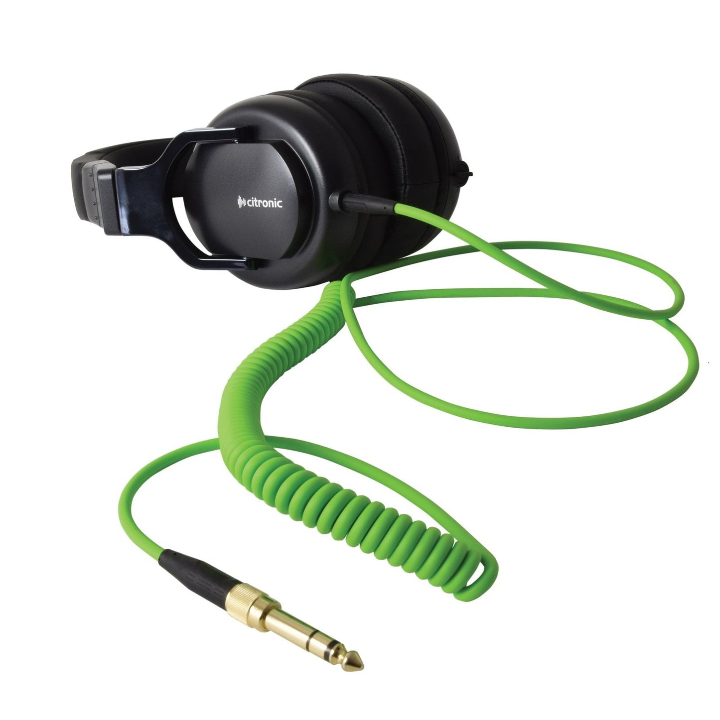 Monitor Headphones Recording Studio Music Production Citronic BLACK