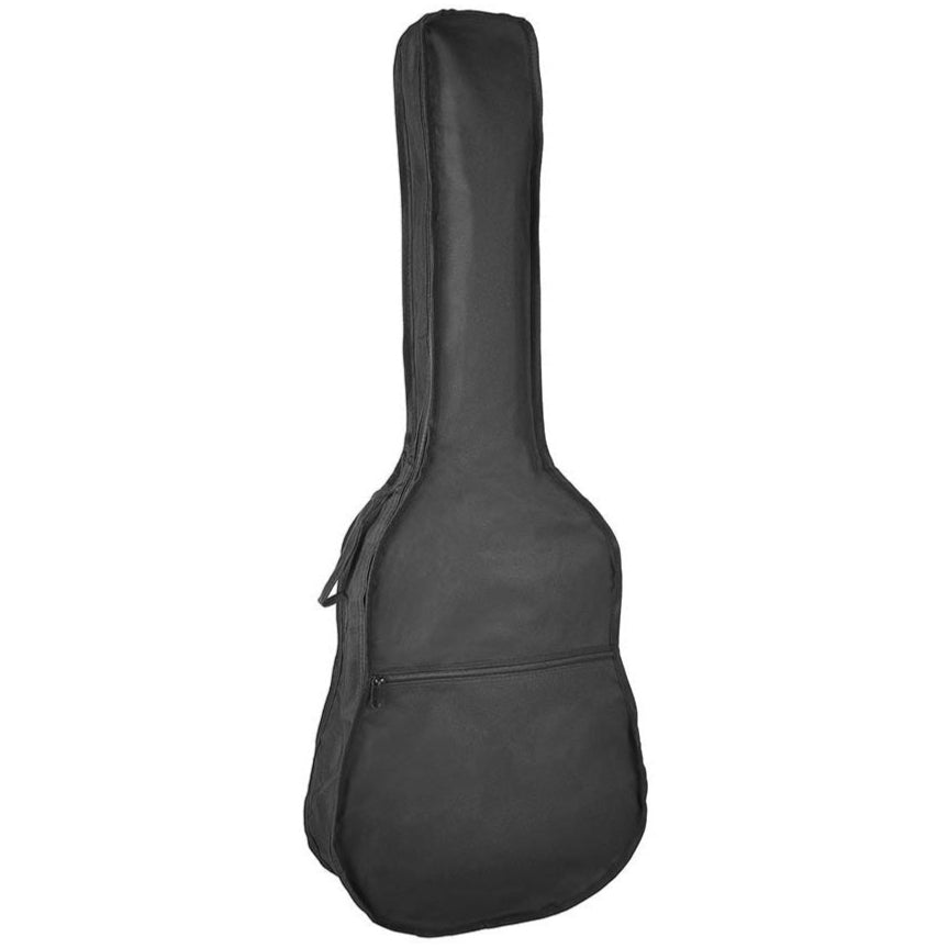 Classical Spanish Guitar Gig Bag 1/2 With Large Pocket - Black
