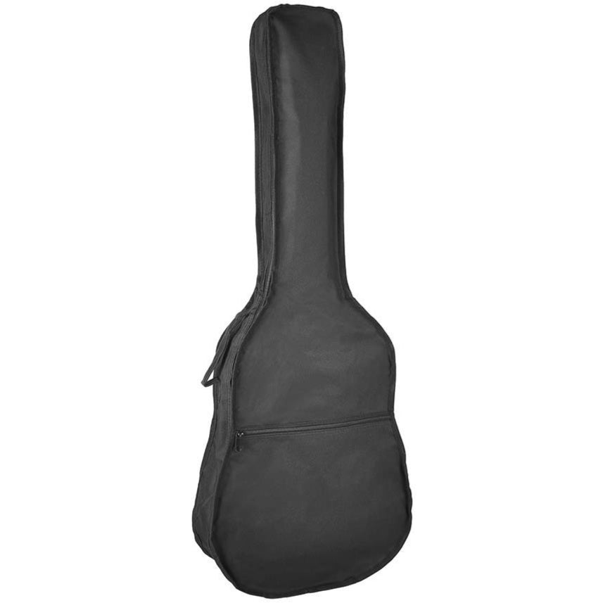 Acoustic Guitar Gig Bag With Large Pocket - Black