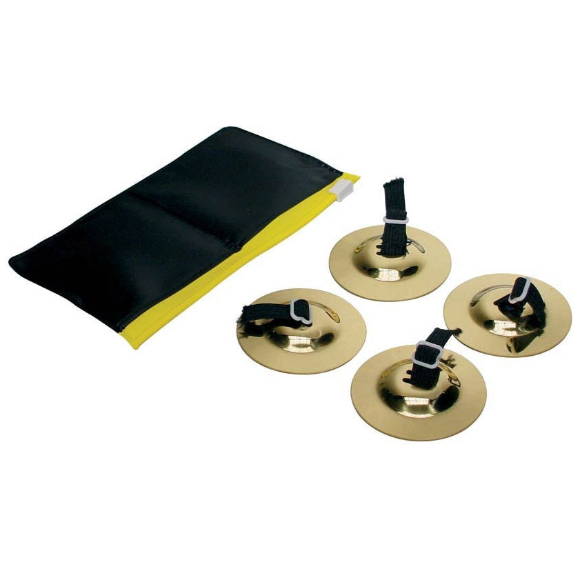 Finger Cymbals 2 Pairs Including Carrying Bag - Hayman FCB-40