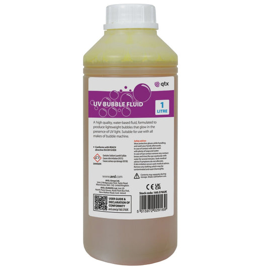 Bubble Machine Fluid - UV Sensitive