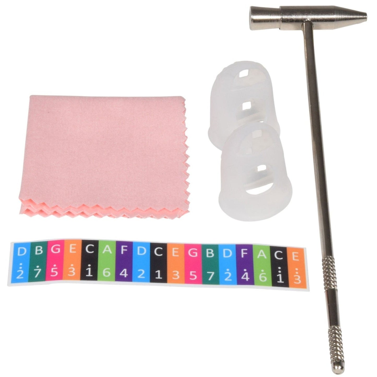 Kalimba Carved Wood Okoume 17-key with Accessories & Carry Bag