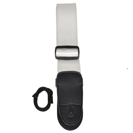 Guitar Strap White Webbing