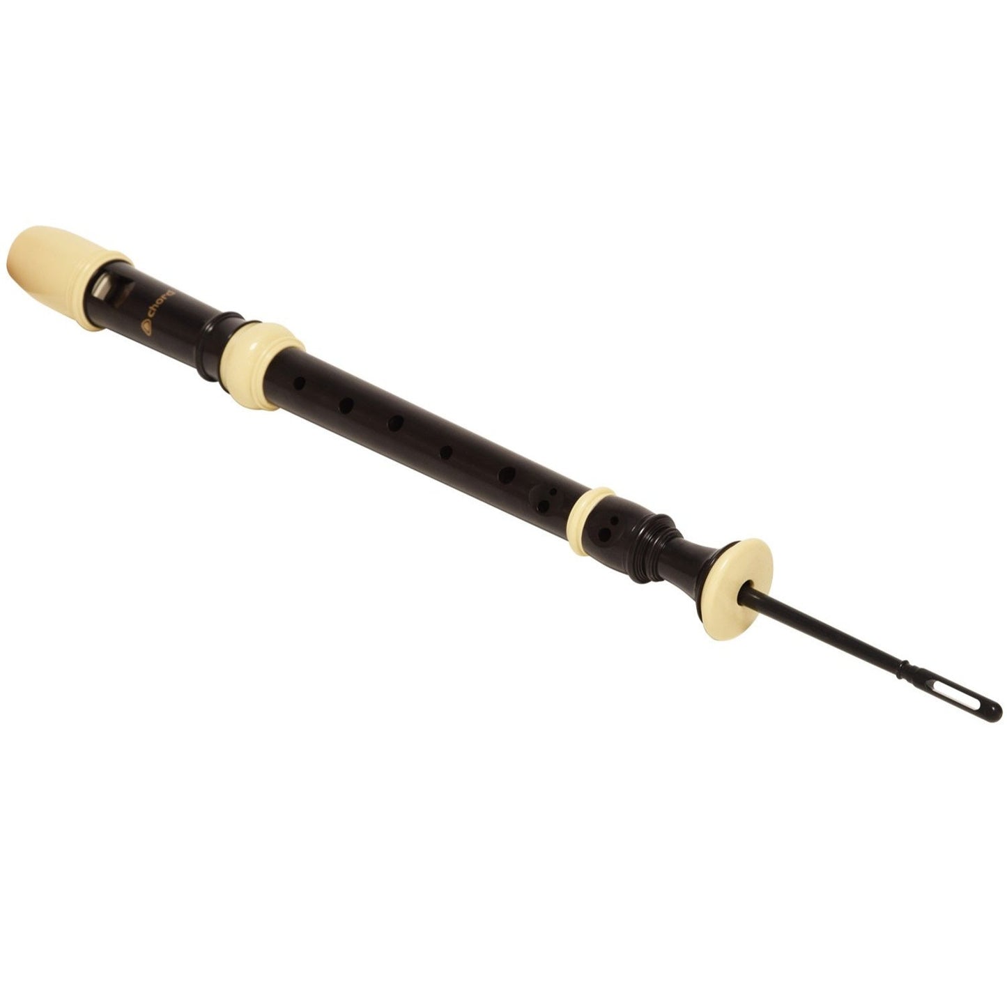 Chord Descant Baroque Recorder Key of C Black & Cream