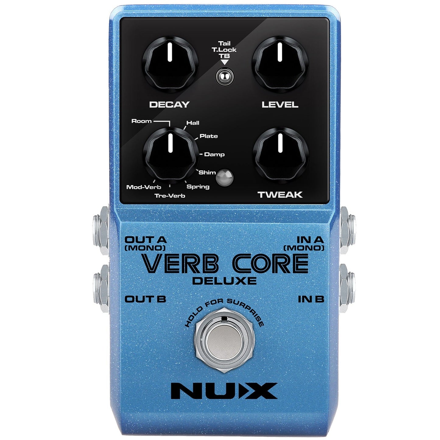 Nu-X Verb Core Deluxe Electric Guitar Reverb Effects Pedal