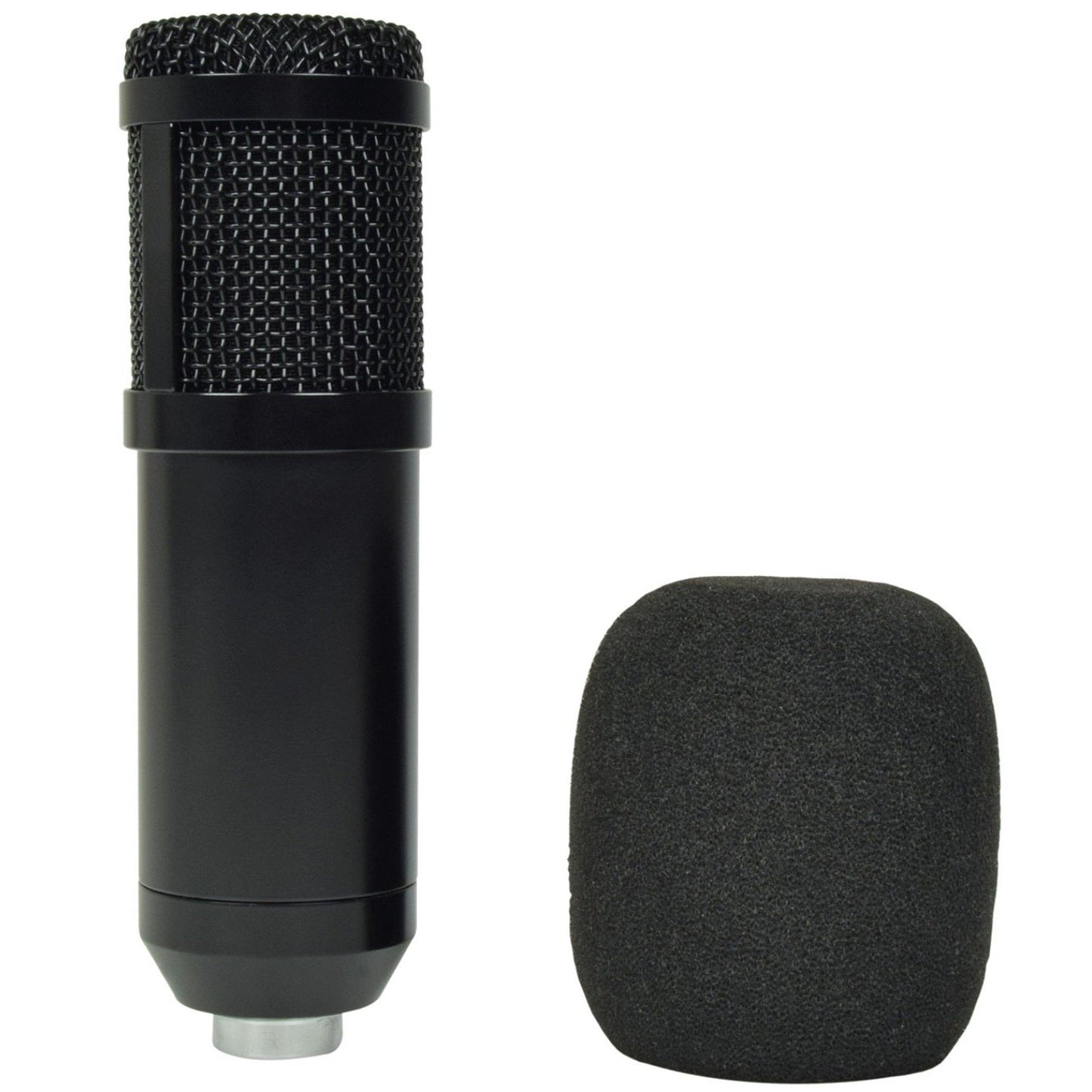 Studio Condenser Microphone Kit - Shock Mount/Pop Screen - Citronic SMK-7