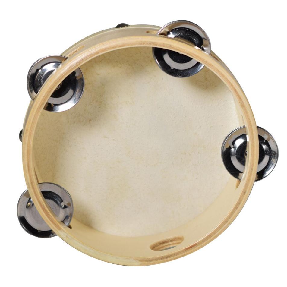 Tambourine 15 cm (6") Traditional Headed Instrument HAND PERCUSSION