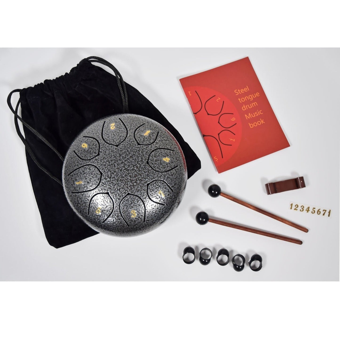 Steel Drum 6 inch 8-Note Musical Instrument Chord TD6-SV