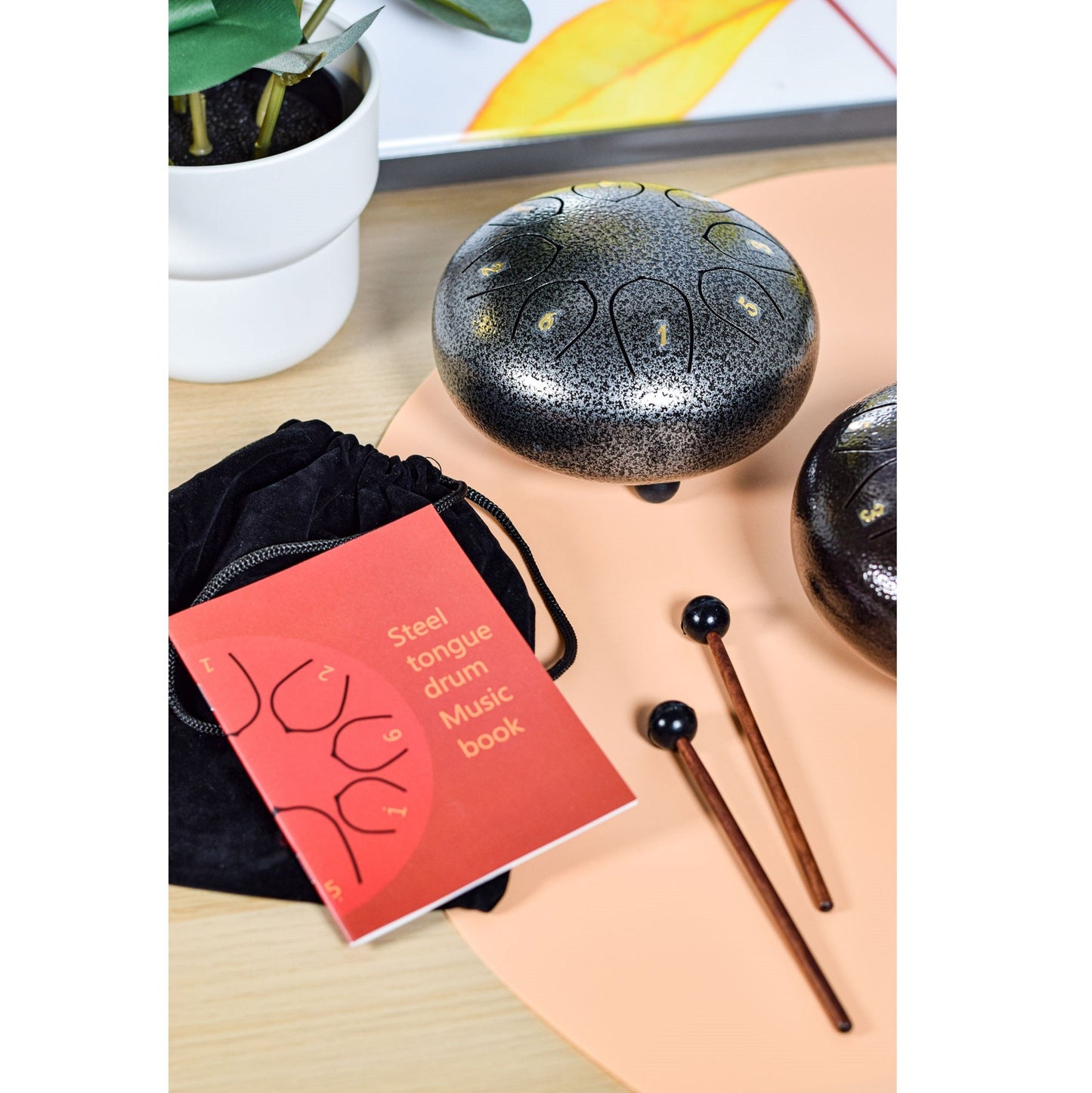 Steel Drum 6 inch 8-Note Musical Instrument Chord TD6-SV