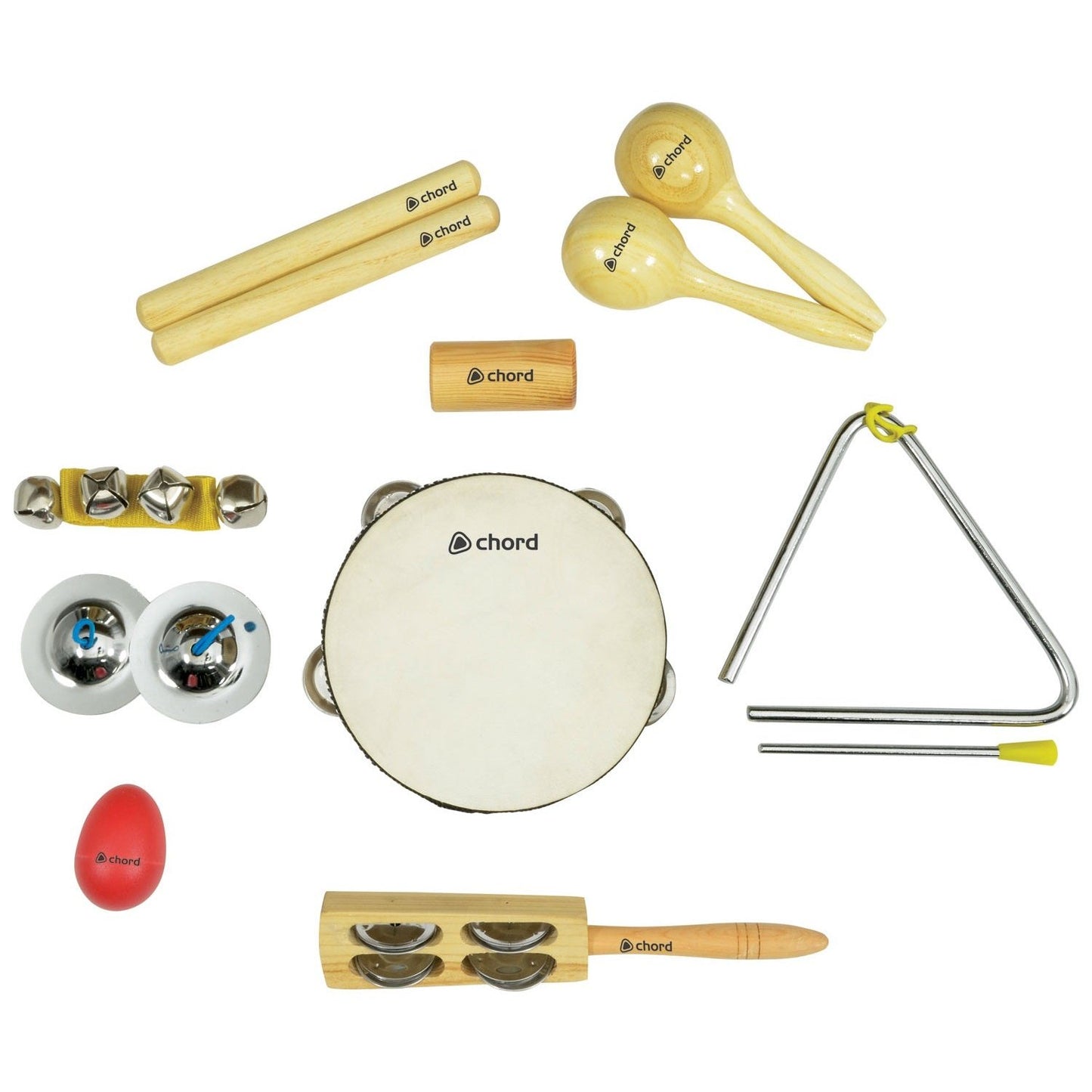 Hand Percussion Set 9 Musical  Instruments Play Group School Care Homes