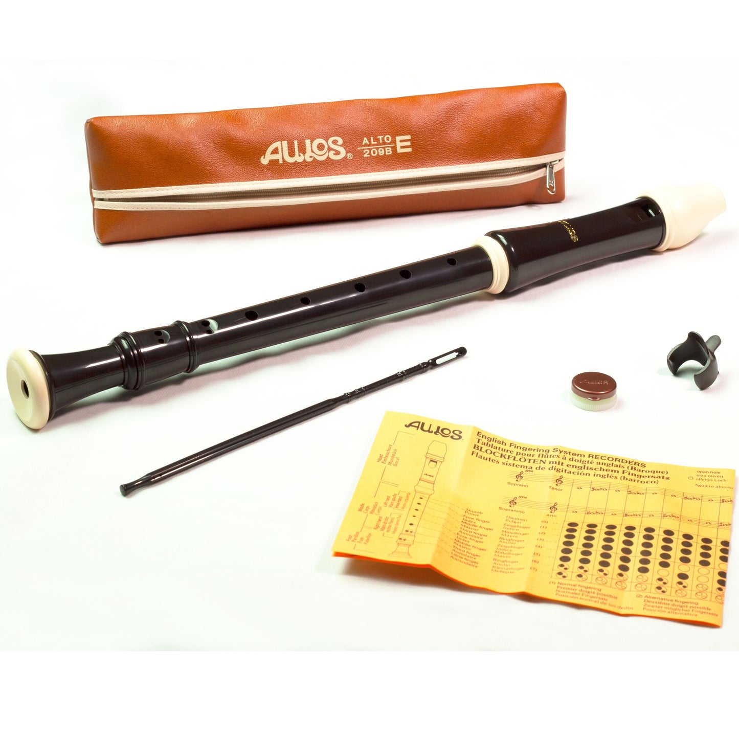 Aulos Treble Recorder 209B Robin