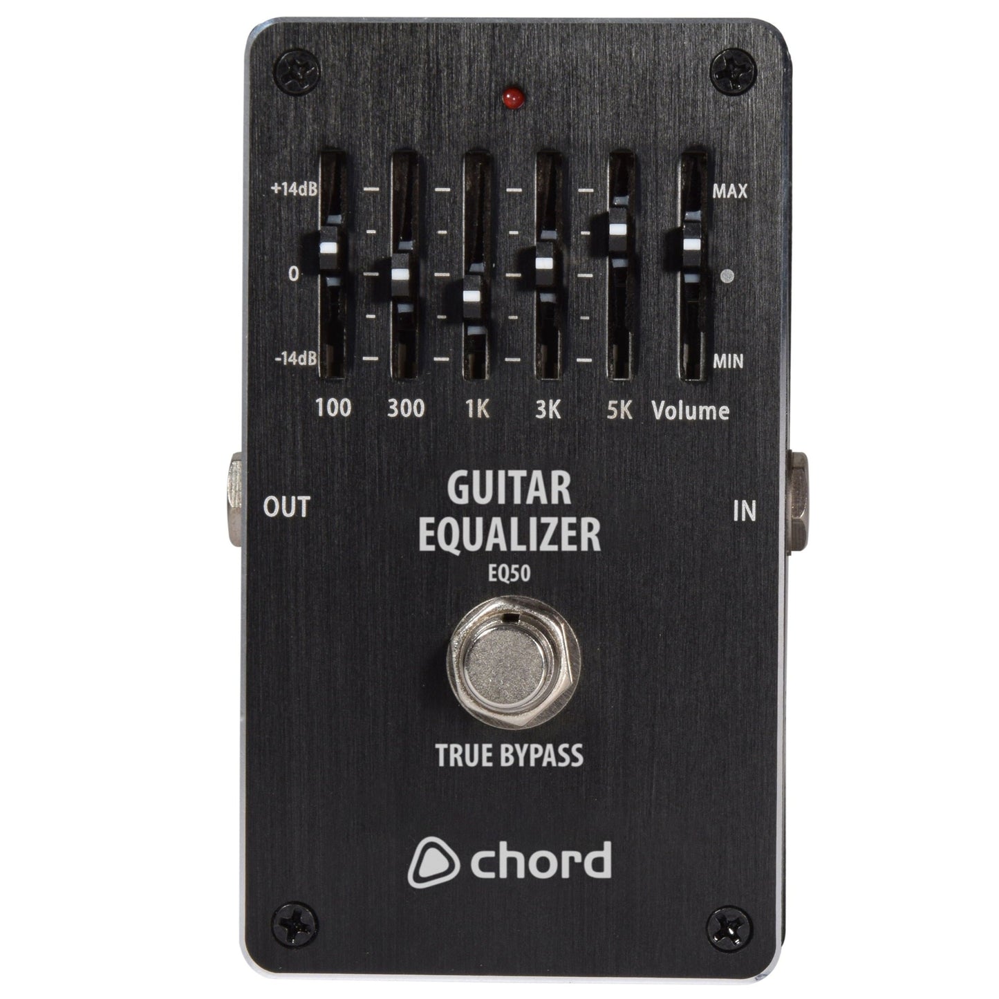 Guitar EQ 5-Band Graphic Equalizer Pedal Chord EQ-50