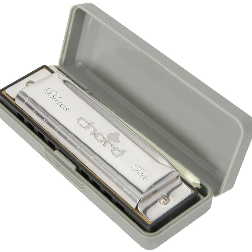 Harmonica Blues Ten Diatonic Mouth Organ - Key G