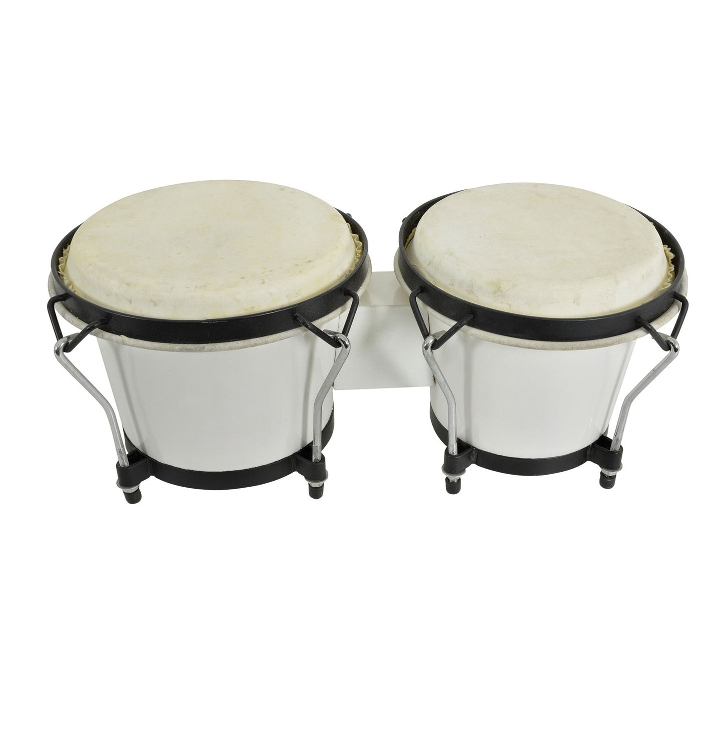 Bongo Set 6.5" + 7.5" with FREE Carry Bag - White