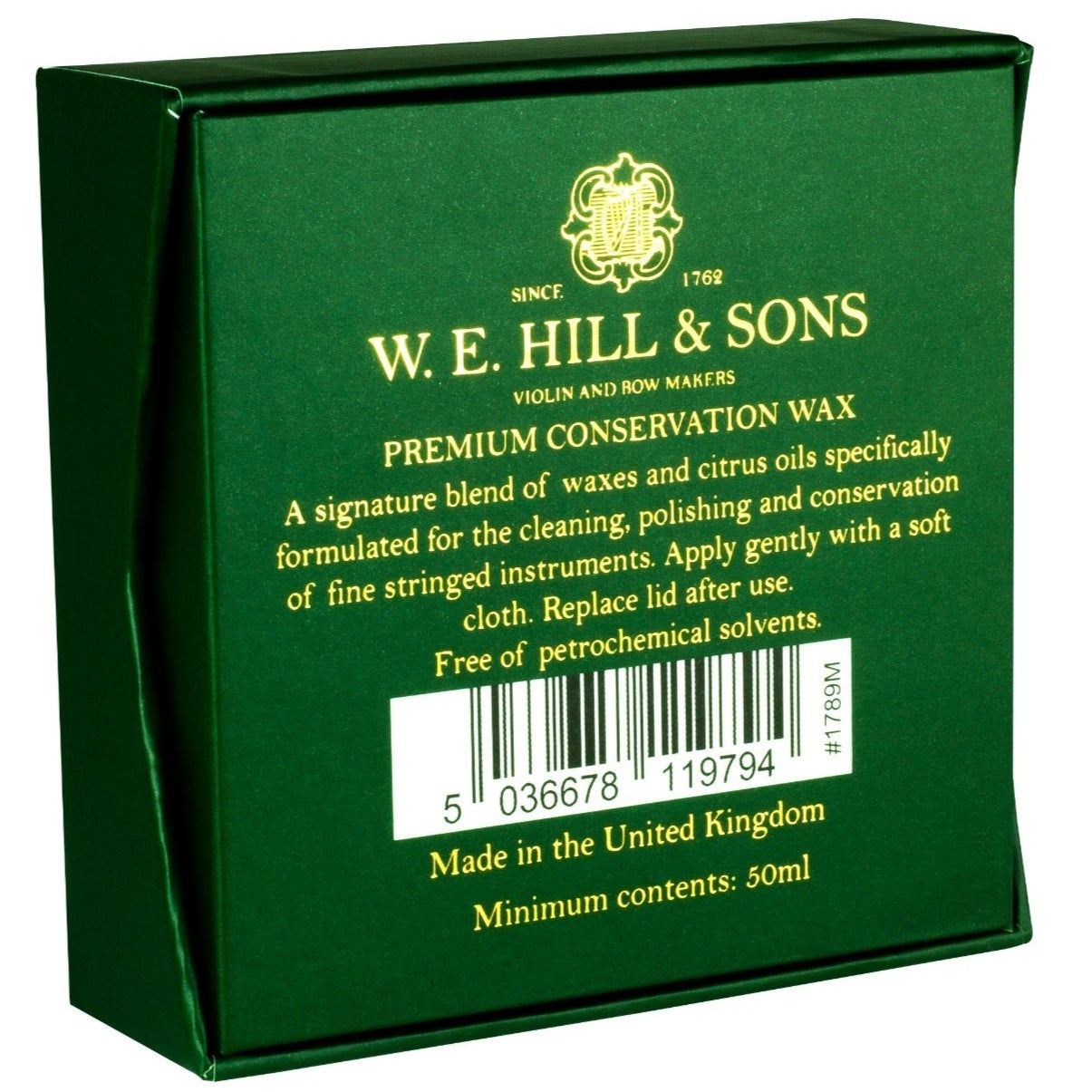 W. E. Hill & Sons Premium String Instrument Conservation Wax