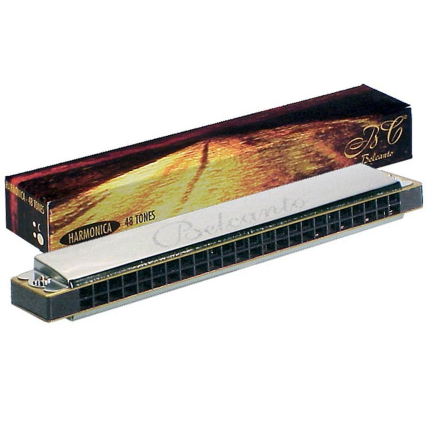 Tremolo Harmonica Key C 48 Reeds Belcanto HRM-48-C