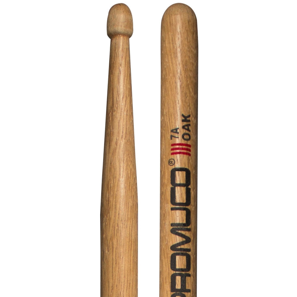 Oak Drumsticks Bundle 3 Pairs 7A Wood Tip - Promuco