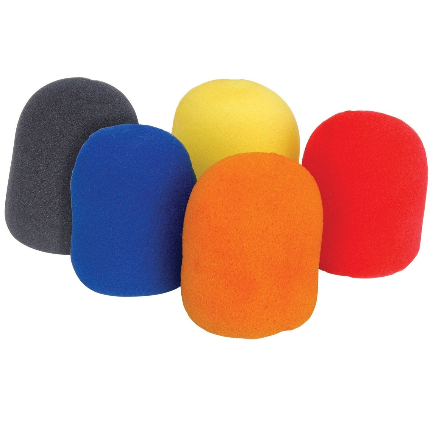 Microphone Windshield / Mic Muff Filter Set of 5 Colours