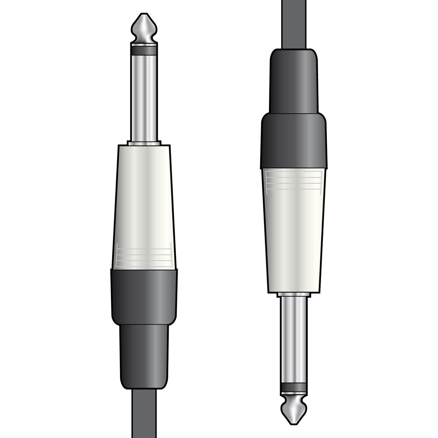 Guitar Lead 6 m - 6.3mm Mono Jack Plug Cable