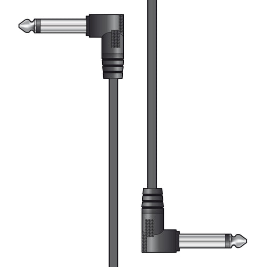 Patch Leads 6.3mm Mono Jack Plug - 6.3mm Mono Jack Plug 0.15 m 6 PACK