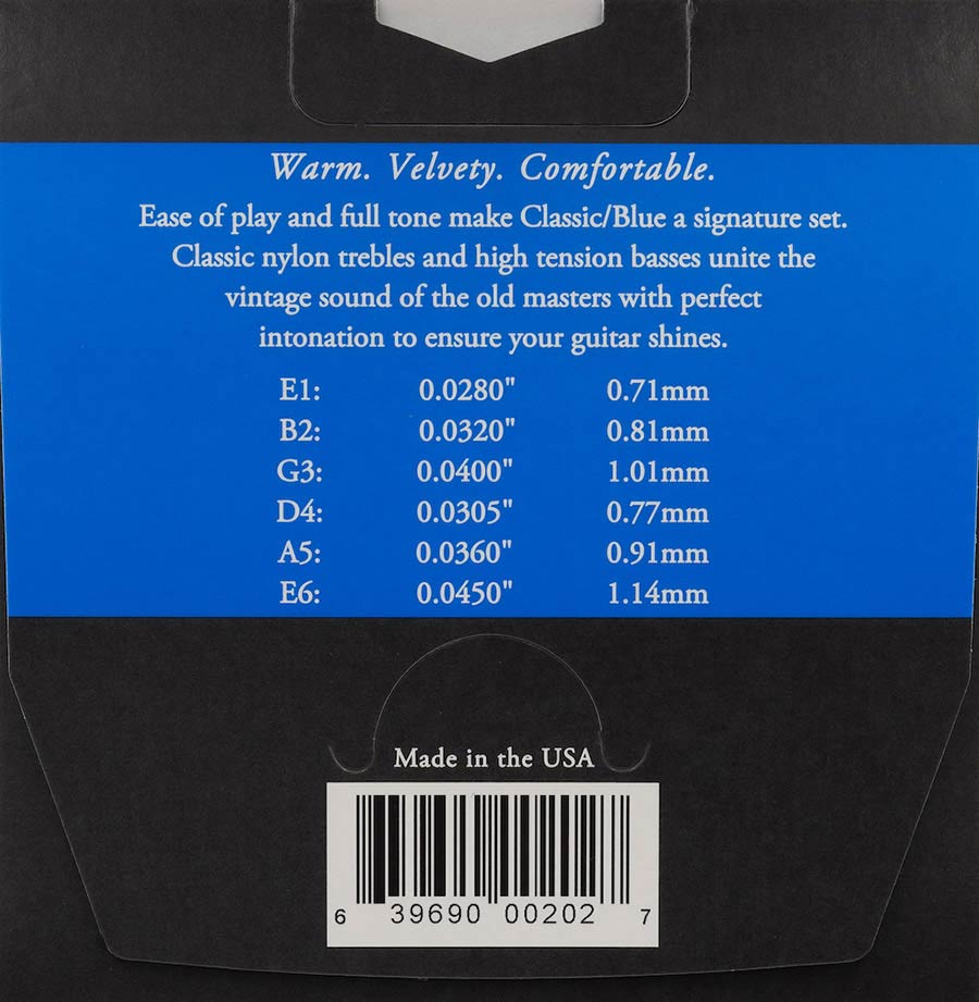 Augustine Blue Label - Classical Nylon String Set