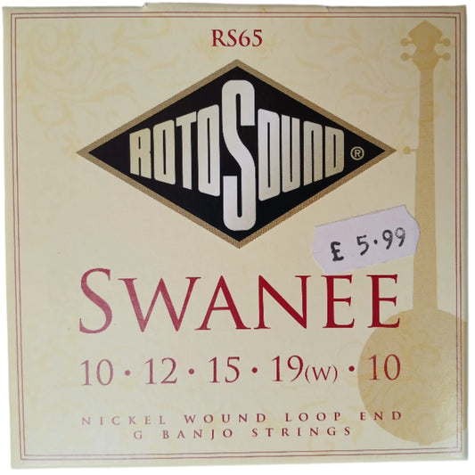 Banjo Strings Loop End Set - RotoSound Swanee RS65