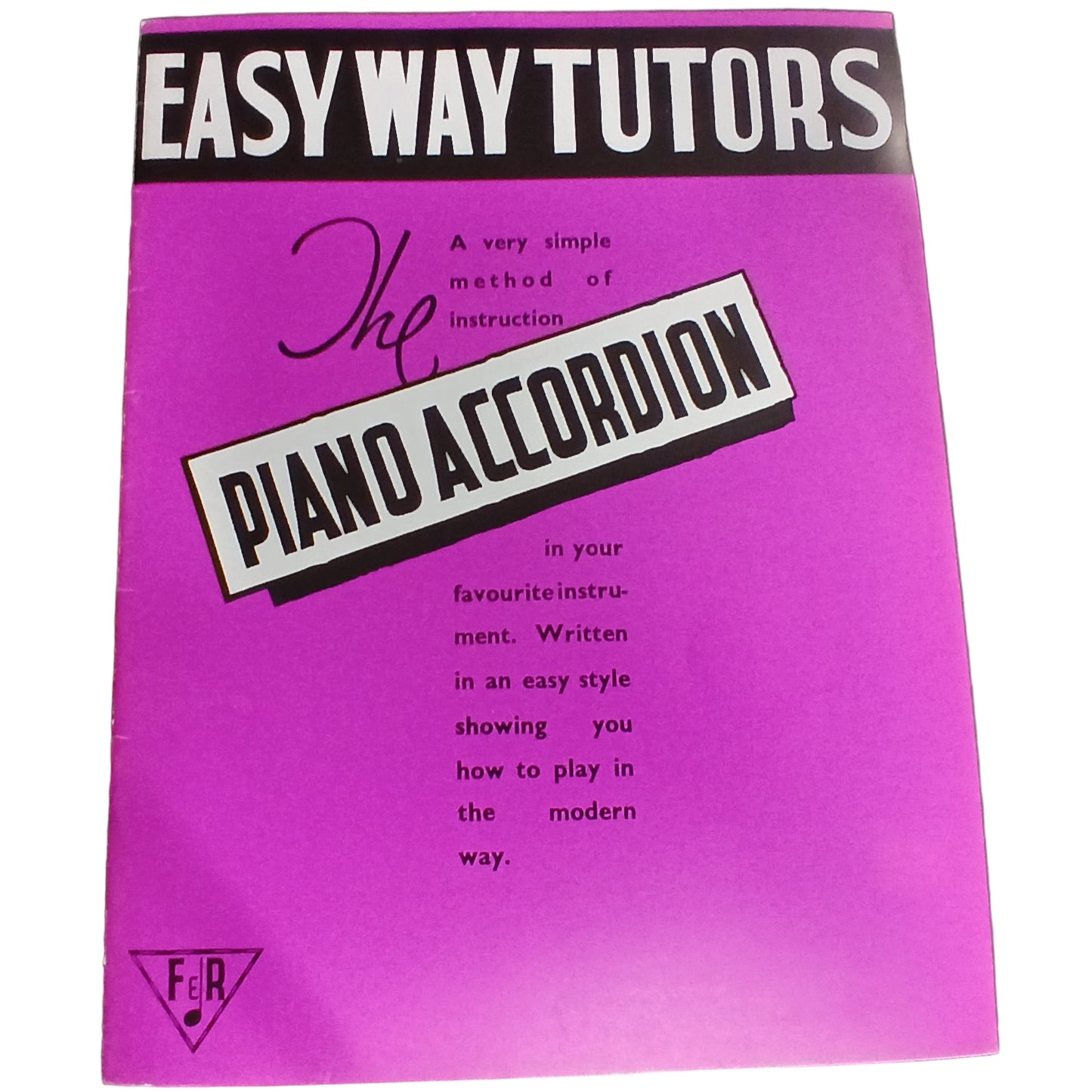 Easy Way Tutors The Piano Accordion